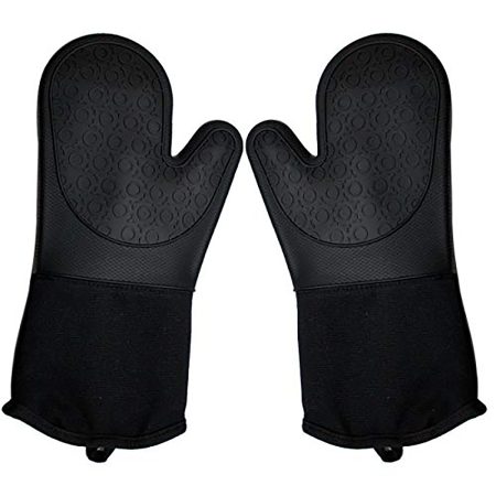 Short Silicone Oven Heat Resistant Mitts, Short Y