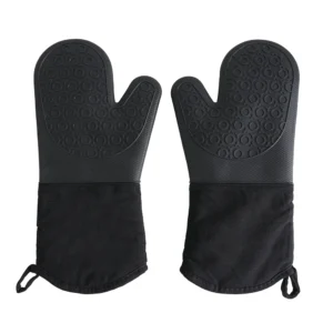 Short Silicone Oven Heat Resistant Mitts, Short Y
