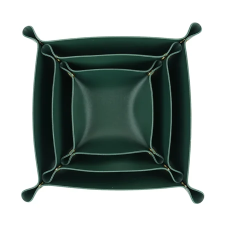 3Sizes PU Leather Tray,Valet Tray,Catchall Tray,